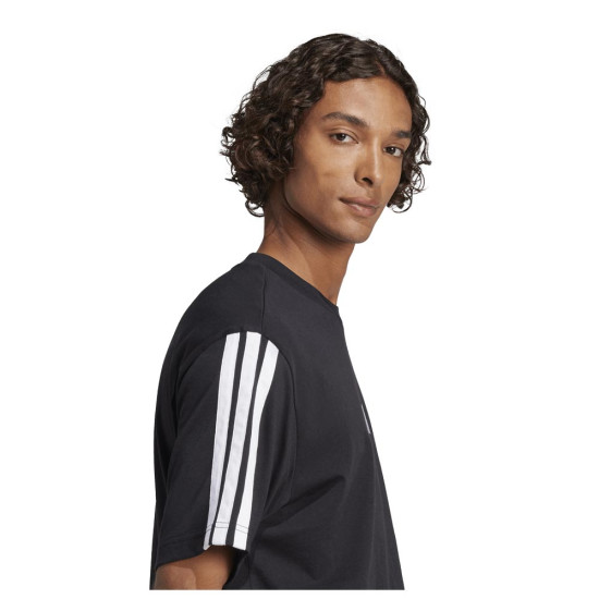 Adidas Ανδρική κοντομάνικη μπλούζα Essentials 3-Stripes Single Jersey Tee
